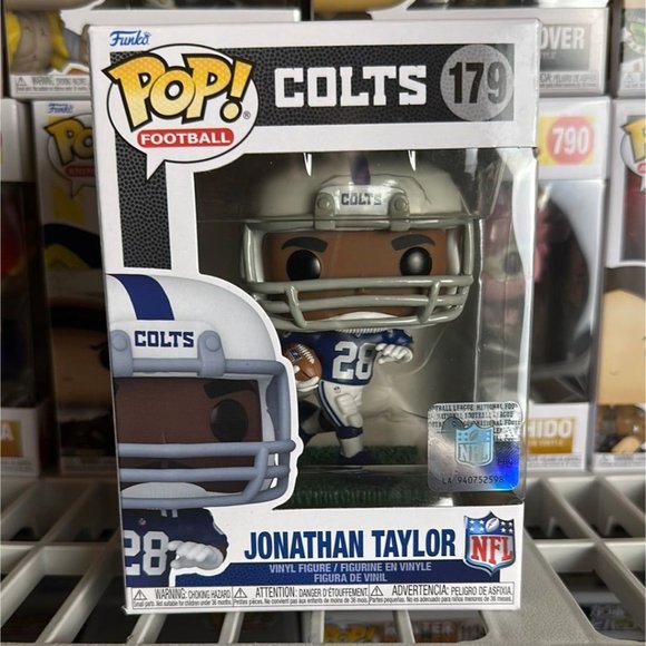 Funko POP! NFL Football Colts Jonathan Taylor Figure #179 - Picture 2 of 7
